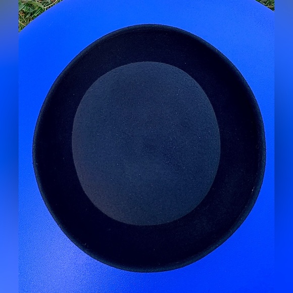 1980s Vintage 100% Wool LAURA ASHLEY Dark Navy Blue Women’s Hat - Picture 8 of 16